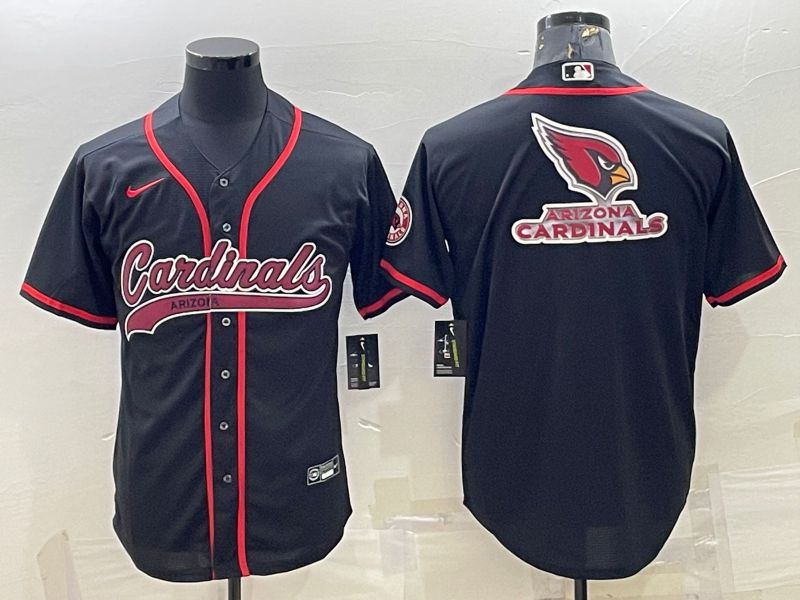 Men Arizona Cardinals Blank Black 2022 Nike Co branded NFL Jersey